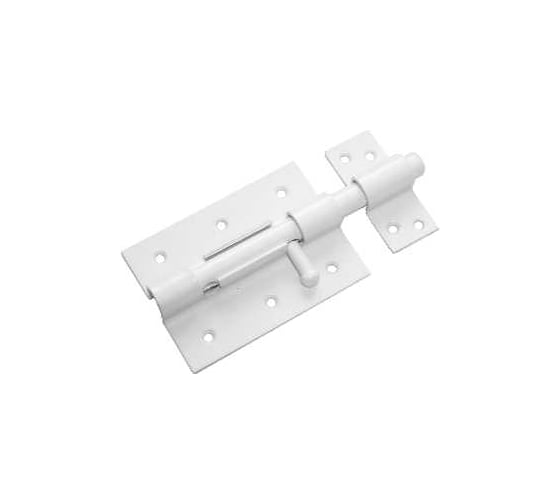 Засов дверной DOMART ЗД-100 белый 4607111622358 1