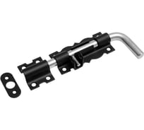 Засов гаражный DOMART фигурный ЗГФ-200 (с проушиной) черный 4660046014483