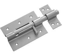 Засов дверной DOMART ЗД-100 серый металлик 4607111622396