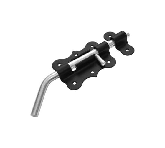 Засов гаражный DOMART фигурный ЗГФ-100 хром 4620031743057 1