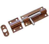 Засов дверной DOMART ЗД-170 коричневый металлик 4660015164324