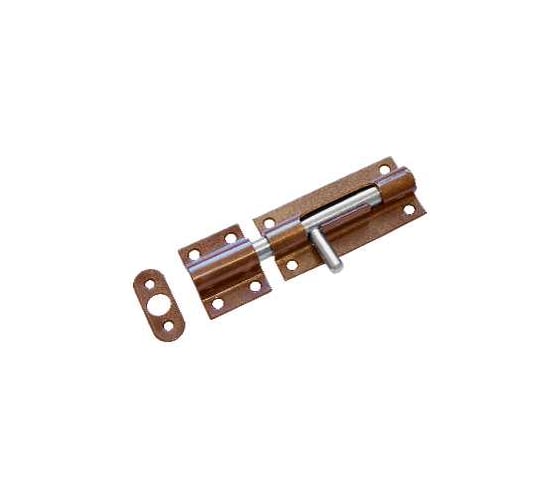 Засов дверной DOMART ЗД-170 коричневый металлик 4660015164324 1