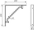 Кронштейн DOMART LINE 150x150 хром 4660046011239 2