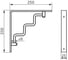 Кронштейн DOMART STEP 250x250 белый 4660046011369 2