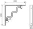 Кронштейн DOMART STEP 200x200 черный 4660046011345 2