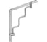 Кронштейн DOMART STEP 200x200 хром 4660046011352 1