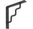 Кронштейн DOMART STEP 150x150 мод.2 черный 4660046011673 1