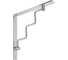 Кронштейн DOMART STEP 250x250 хром 4660046011383 1