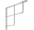 Кронштейн DOMART WINDOW 250x250 хром 4660046012199 1