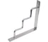 Кронштейн DOMART STEP 200x200 мод.2 хром 4660046011710 1