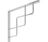 Кронштейн DOMART STEP 250x250 мод.3 хром 4660046011925 1