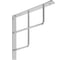 Кронштейн DOMART WINDOW 200x200 хром 4660046012168 1