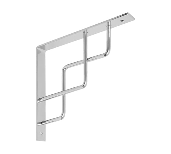 Кронштейн DOMART STEP 200x200 мод.3 хром 4660046011895 1