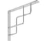 Кронштейн DOMART STEP 200x200 мод.3 хром 4660046011895 1