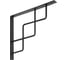 Кронштейн DOMART STEP 250x250 мод.3 черный 4660046011918 1
