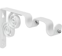 Кронштейн DOMART ВИНТАЖ мод.2 D20 двухрядный 12/19 см белый 4660046000776