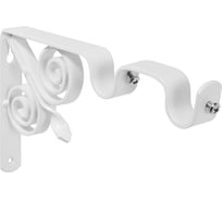 Кронштейн DOMART ВИНТАЖ мод.3 D20 двухрядный 12/19 см белый 4660046000981