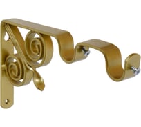 Кронштейн DOMART ВИНТАЖ мод.3 D20 двухрядный 12/19 см золото 4660046003999