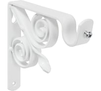 Кронштейн DOMART ВИНТАЖ мод.3 D20 однорядный 12 см белый 4660046001025