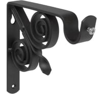 Кронштейн DOMART ВИНТАЖ мод.3 D20 однорядный 12 см черный 4660046001056