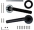 Ручки дверные APECS H-0204-INOX/201-BLM 00035261 2