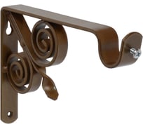 Кронштейн DOMART ВИНТАЖ мод.3 D20 однорядный 15 см коричневый металлик 4660046001070