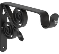 Кронштейн DOMART ВИНТАЖ мод.3 D20 однорядный 15 см черный 4660046001094