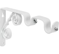 Кронштейн DOMART ВИНТАЖ мод.1 D20 двухрядный 12/19 см белый 4660046000899