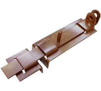 Засов с проушиной плоский DOMART ЗПП-350 мод.2 коричневый металлик 4620007789010