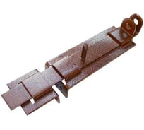 Засов с проушиной плоский DOMART ЗПП-350 мод.2 медь антик 4620007789027