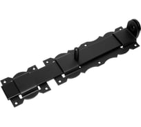 Засов с проушиной фигурный DOMART ЗПФ-350 черный 4660046014308