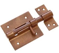 Засов дверной DOMART ЗД-80 коричневый металлик 4607111622471