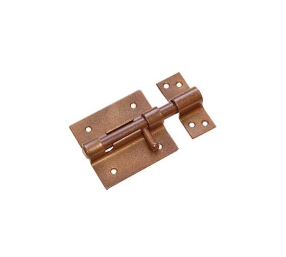 Засов дверной DOMART ЗД-80 коричневый металлик 4607111622471 1