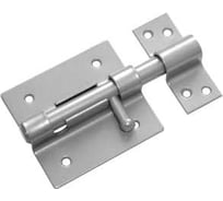 Засов дверной DOMART ЗД-80 серый металлик 4607111622488