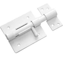 Засов дверной DOMART ЗД-80 белый 4607111622440