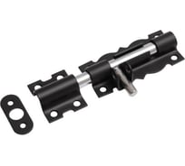 Засов дверной DOMART фигурный ЗДФ-170 (с проушиной) черный 4660046014421