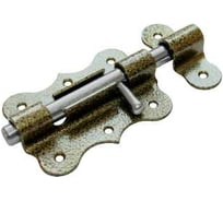 Засов дверной DOMART фигурный ЗДФ-100 бронза антик 4660015162412