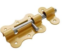 Засов дверной DOMART фигурный ЗДФ-100 золото 4660015162368