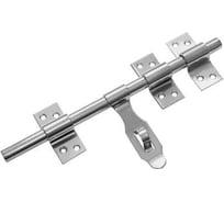 Засов универсальный DOMART ЗУ-250 с накладкой хром 4660015163112