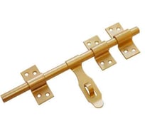 Засов универсальный DOMART ЗУ-250 с накладкой золото 4660015163129