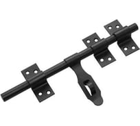 Засов универсальный DOMART ЗУ-250 с накладкой черный 4660015163150