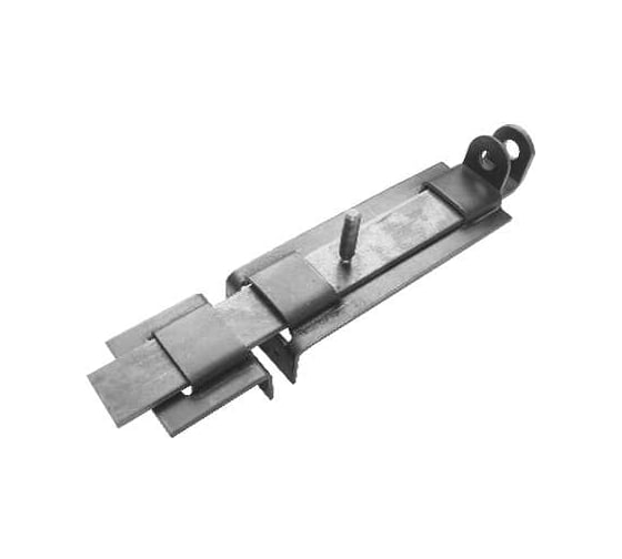 Засов с проушиной плоский DOMART ЗПП-350 мод.2 б/п 4620007788969 1