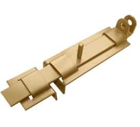 Засов с проушиной плоский DOMART ЗПП-350 мод.2 золото 4620007789034