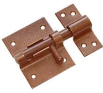 Засов дверной DOMART ЗД-60 коричневый металлик 4607111627520