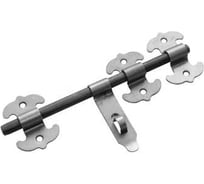 Засов универсальный DOMART фигурный ЗУФ-300 с накладкой б/п 4660015163778