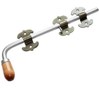 Засов универсальный DOMART фигурный ЗУФ-400 мод.2 бронза антик 4620007785678