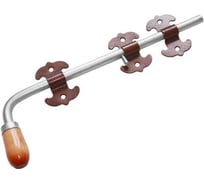 Засов универсальный DOMART фигурный ЗУФ-400 мод.2 медь антик 4620007785692