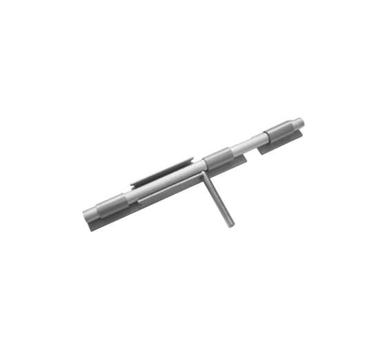 Засов DOMART ДОБРЫНЯ 450 мм мод.2 серый металлик 4660015165376 1