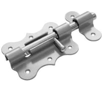 Засов дверной DOMART фигурный ЗДФ-100 серый металлик 4660015162382