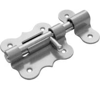 Засов дверной DOMART фигурный ЗДФ-80 серый металлик 4660015162184